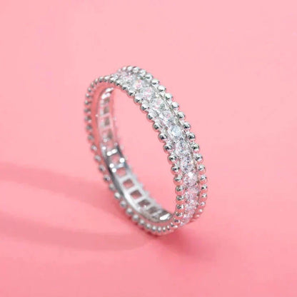 [⭐Lioran]PERLEE DIAMOND SILVER RING