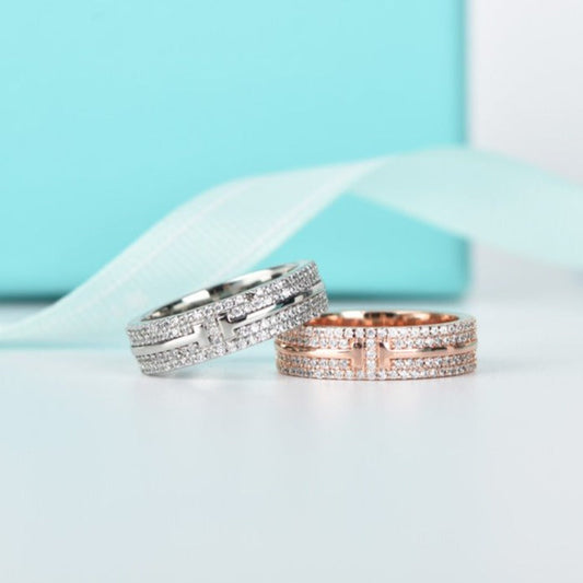 [Lioran]T WIRE DIAMOND RING