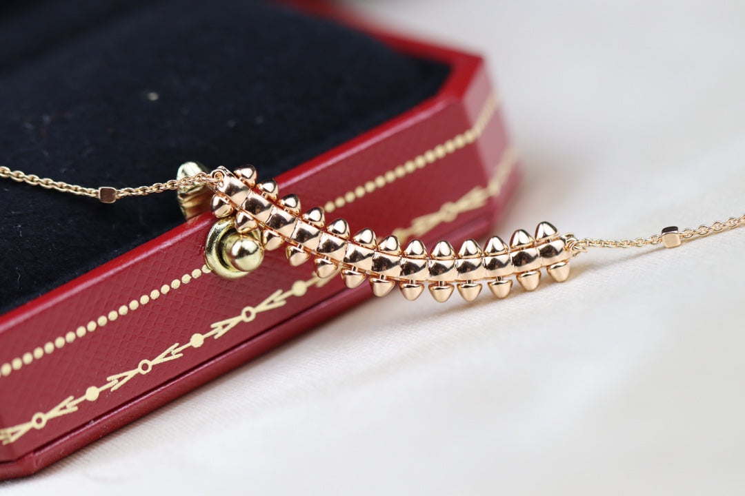 [⭐Lioran]CLASH PINK GOLD NECKLACE