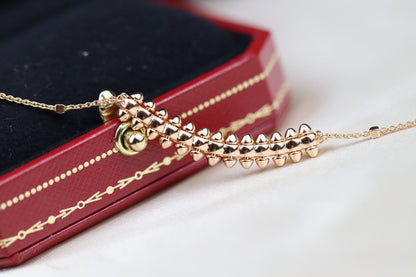 [⭐Lioran]CLASH PINK GOLD NECKLACE