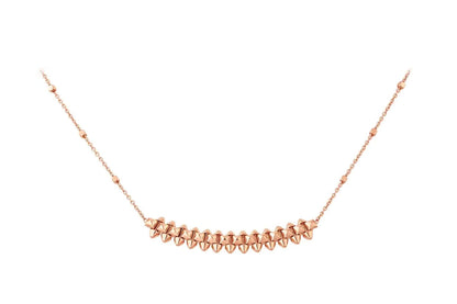 [⭐Lioran]CLASH PINK GOLD NECKLACE