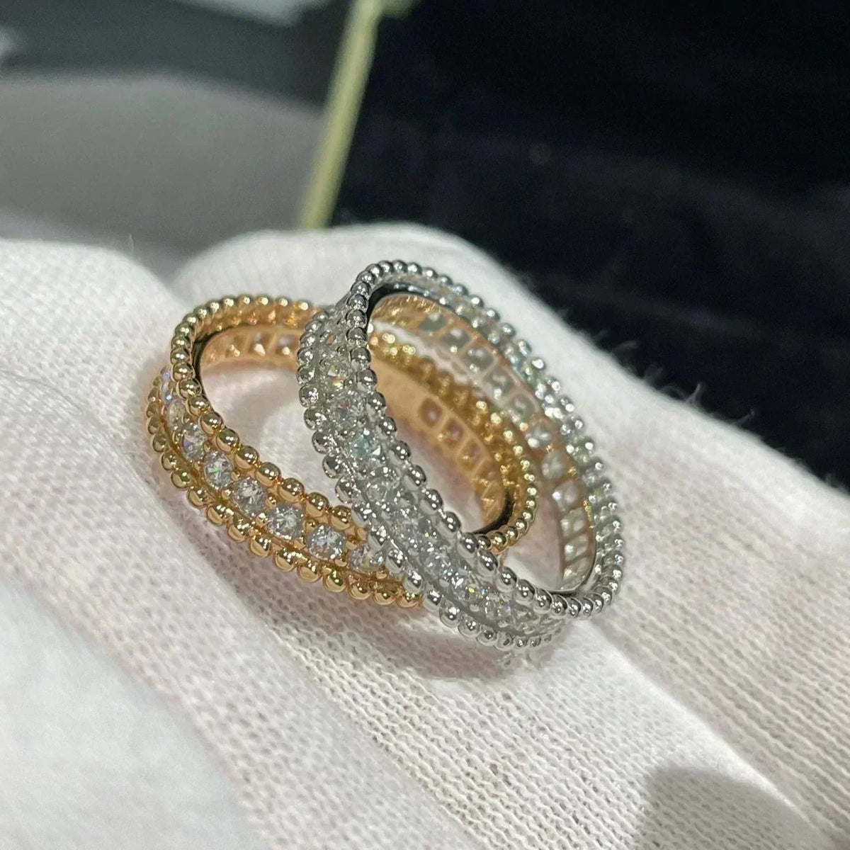 [⭐Lioran]PERLEE DIAMOND ROSE GOLD RING
