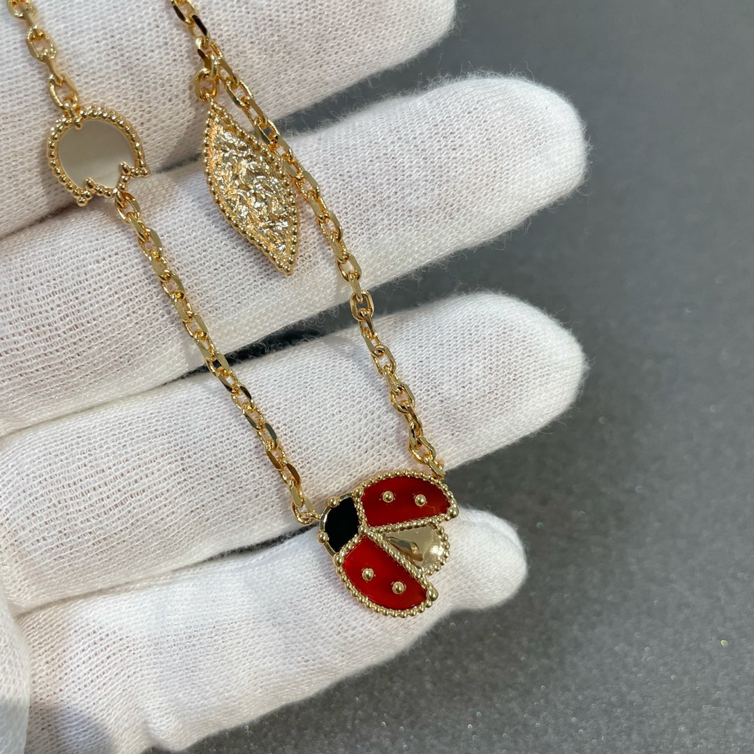 [⭐Lioran]LUCKY SPRING 15 MOTIFS GOLD NECKLACE
