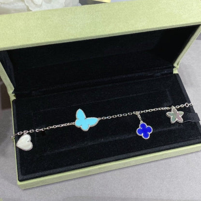 [⭐Lioran]LUCKY SPRING SILVER BRACELET 4 MOTIF