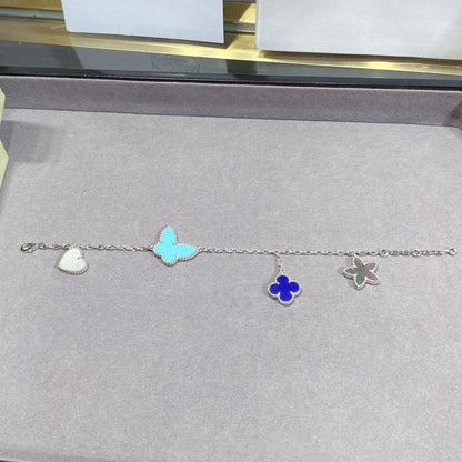 [⭐Lioran]LUCKY SPRING SILVER BRACELET 4 MOTIF