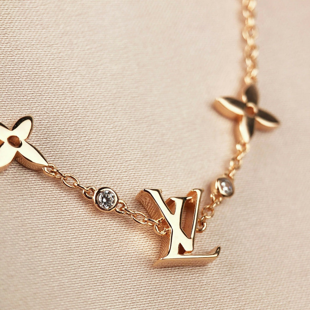 [⭐Lioran]STAR AND SUN 7 MOTIFS GOLD BRACELET