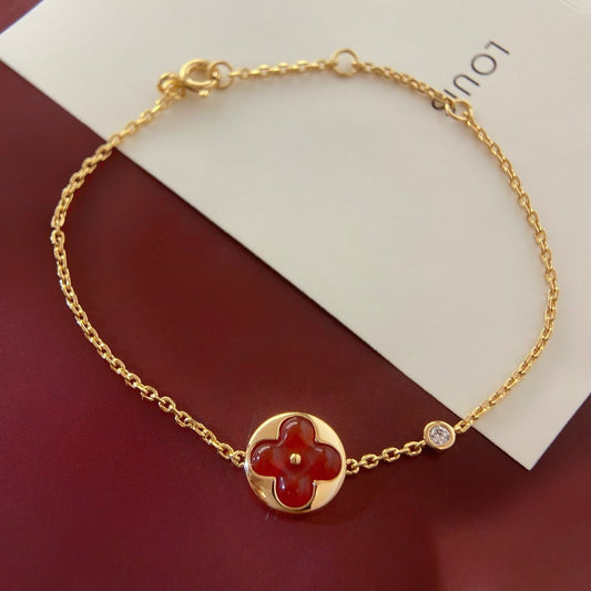 [⭐Lioran]SUN PEDANT CARNELIAN BRACELET