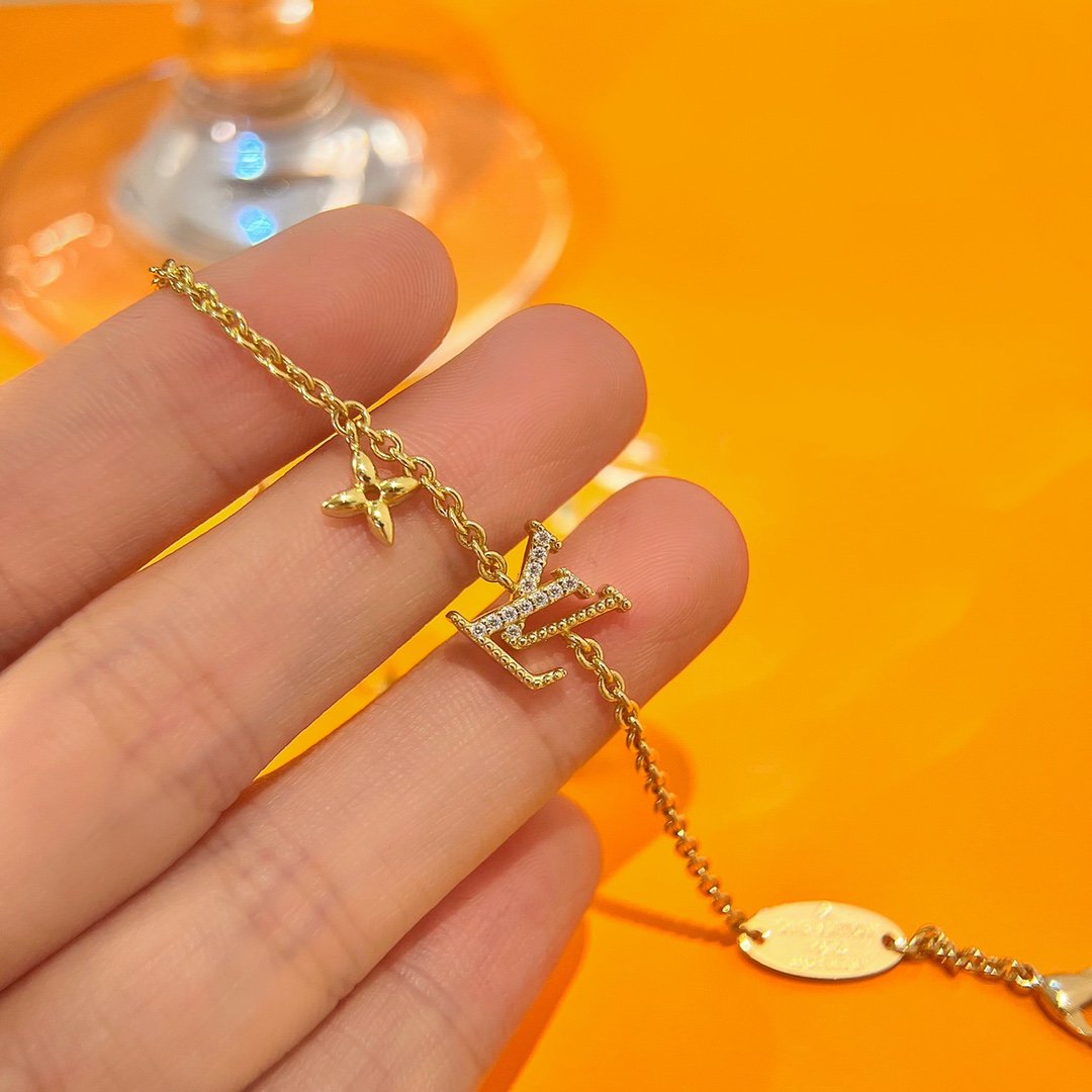 [⭐Lioran]LOGO STAR MOTIF GOLD BRACELET