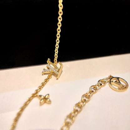 [⭐Lioran]LOGO STAR MOTIF GOLD BRACELET