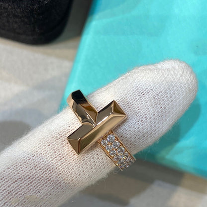 [Lioran]T WIRE MEDIUM DIAMOND RING