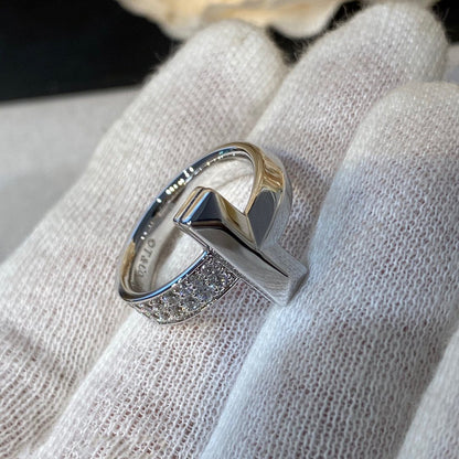 [Lioran]T WIRE MEDIUM DIAMOND RING
