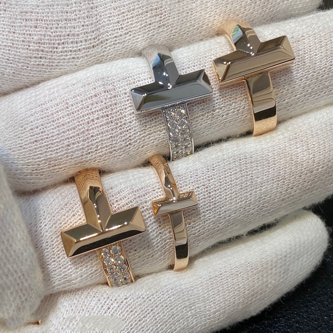 [Lioran]T WIRE MEDIUM DIAMOND RING