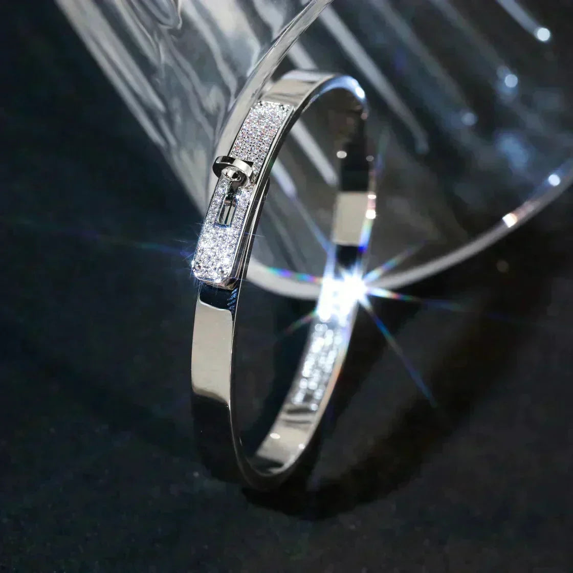 [⭐Lioran]KELLY SILVER DIAMOND BRACELET