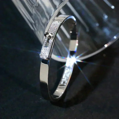 [⭐Lioran]KELLY SILVER DIAMOND BRACELET