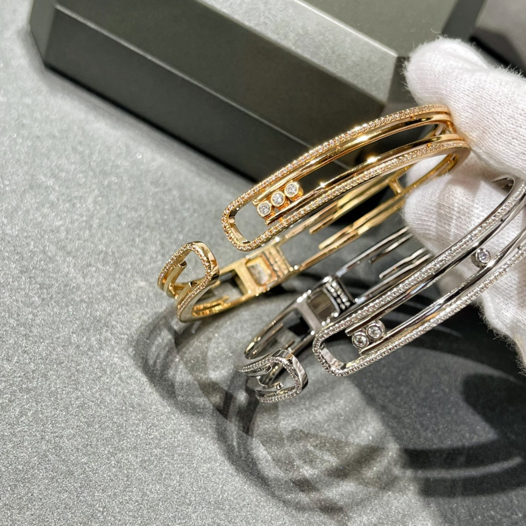 [⭐Lioran]MOVE 10TH PAVED DIAMOND BRACELET