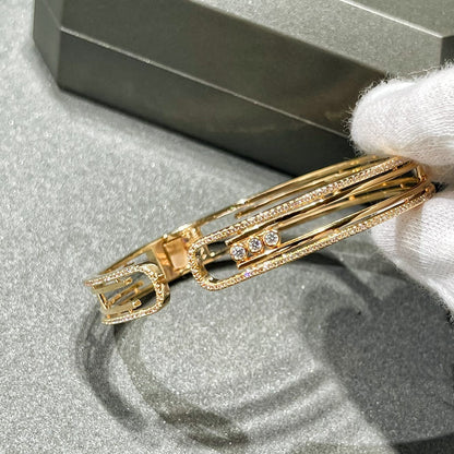 [⭐Lioran]MOVE 10TH PAVED DIAMOND BRACELET