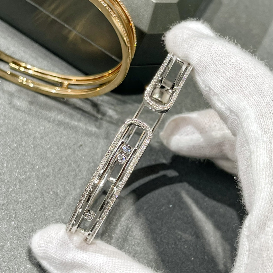 [⭐Lioran]MOVE 10TH PAVED DIAMOND BRACELET