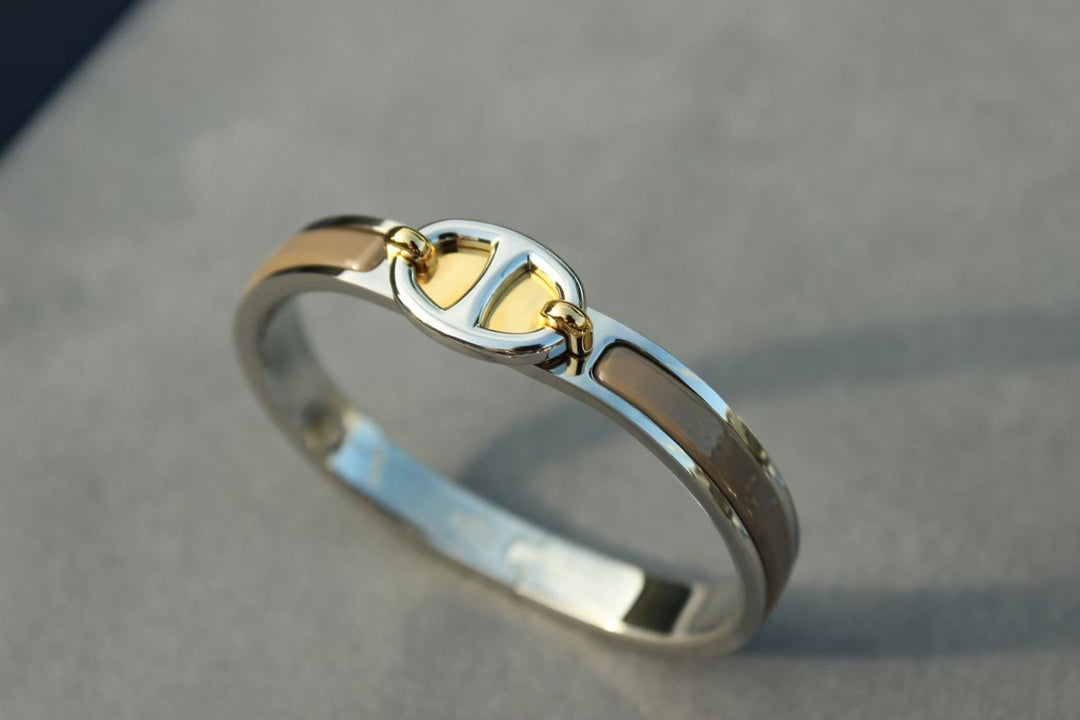 [⭐Lioran]CLIC CHAINE SILVER BRACELET