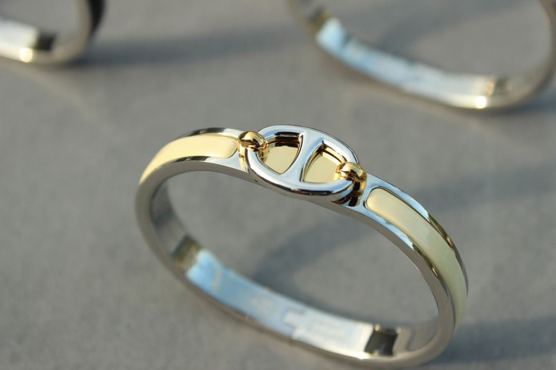 [⭐Lioran]CLIC CHAINE SILVER BRACELET