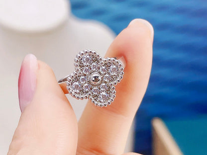 [⭐Lioran]CLOVER DIAMOND RING
