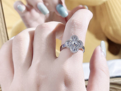 [⭐Lioran]CLOVER DIAMOND RING