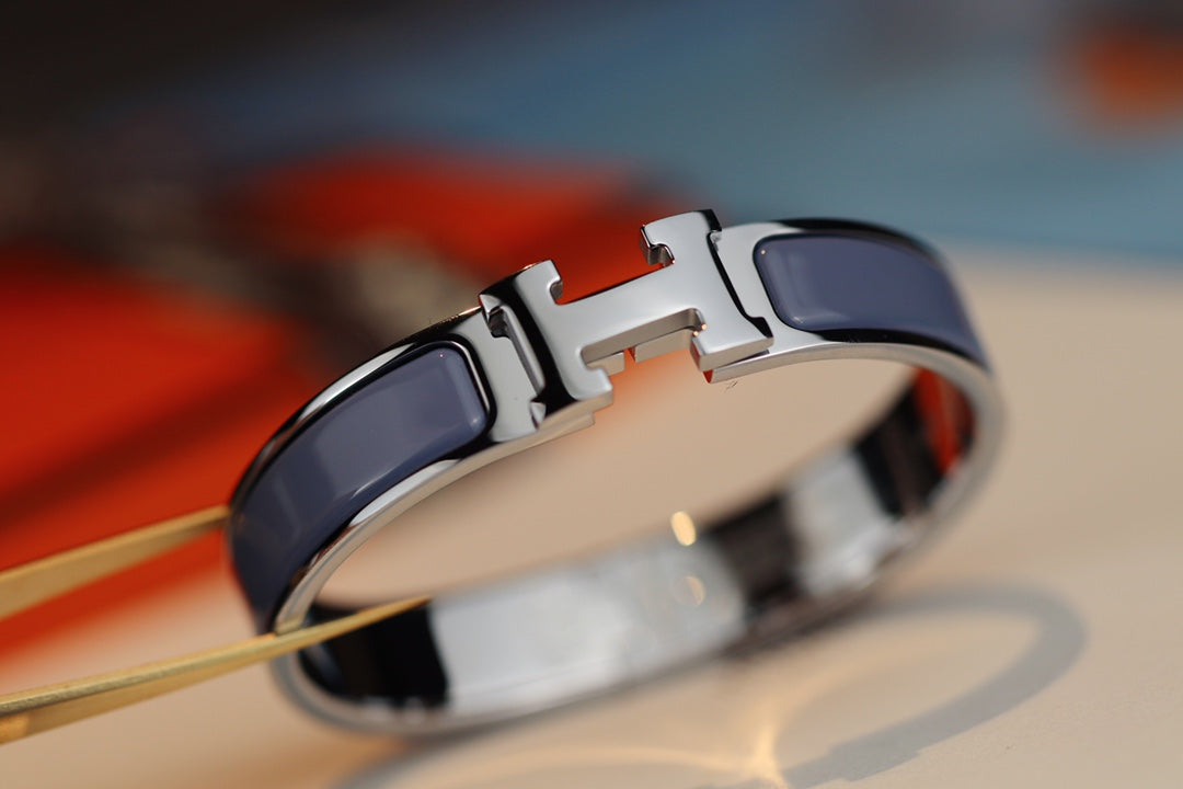 [⭐Lioran]H BRACELET 12MM BLUE GRAY