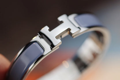 [⭐Lioran]H BRACELET 12MM BLUE GRAY