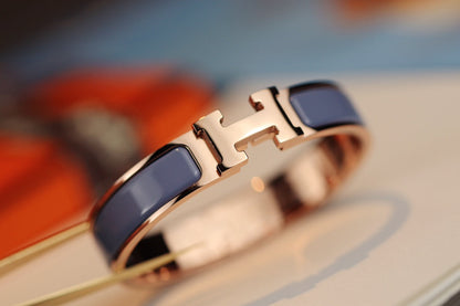[⭐Lioran]H BRACELET 12MM BLUE GRAY
