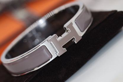 [⭐Lioran]H BRACELET 12MM BROWN