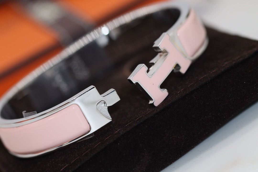[⭐Lioran]H BRACELET 12MM PINK