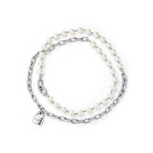 [Lioran]HARDWEAR PEARL WRAP NECKLACE