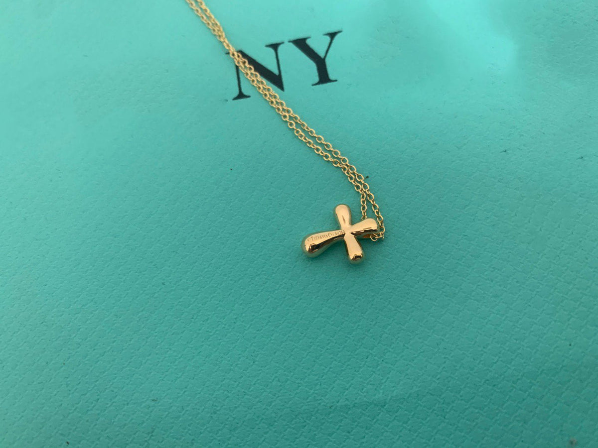 [Lioran]CROSS PENDANT MINI BARE CROSS NECKLACE