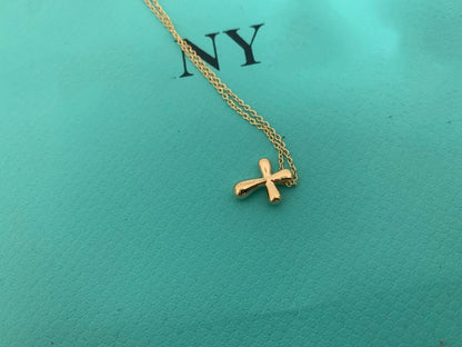 [Lioran]CROSS PENDANT MINI BARE CROSS NECKLACE