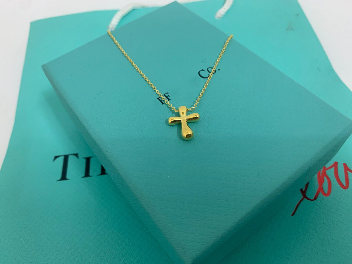 [Lioran]CROSS PENDANT MINI BARE CROSS NECKLACE