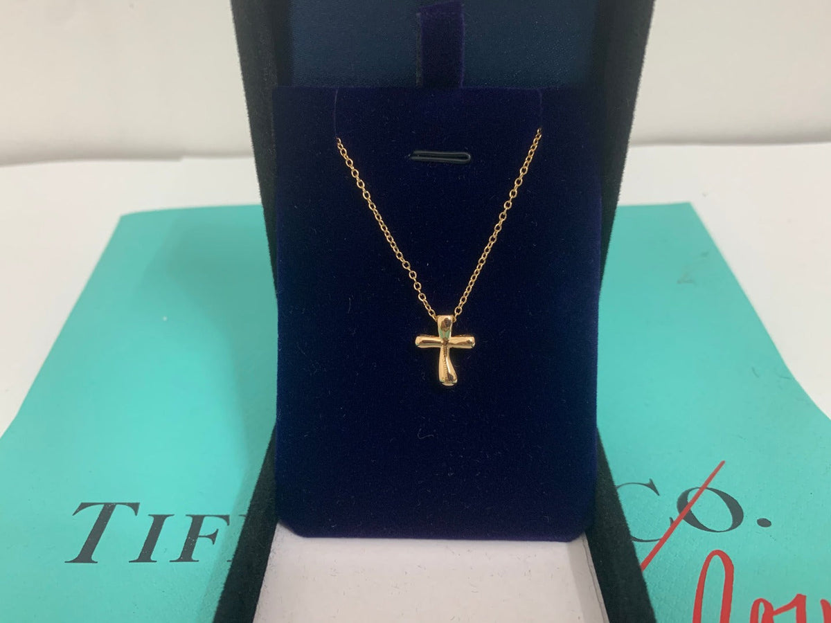 [Lioran]CROSS PENDANT MINI BARE CROSS NECKLACE