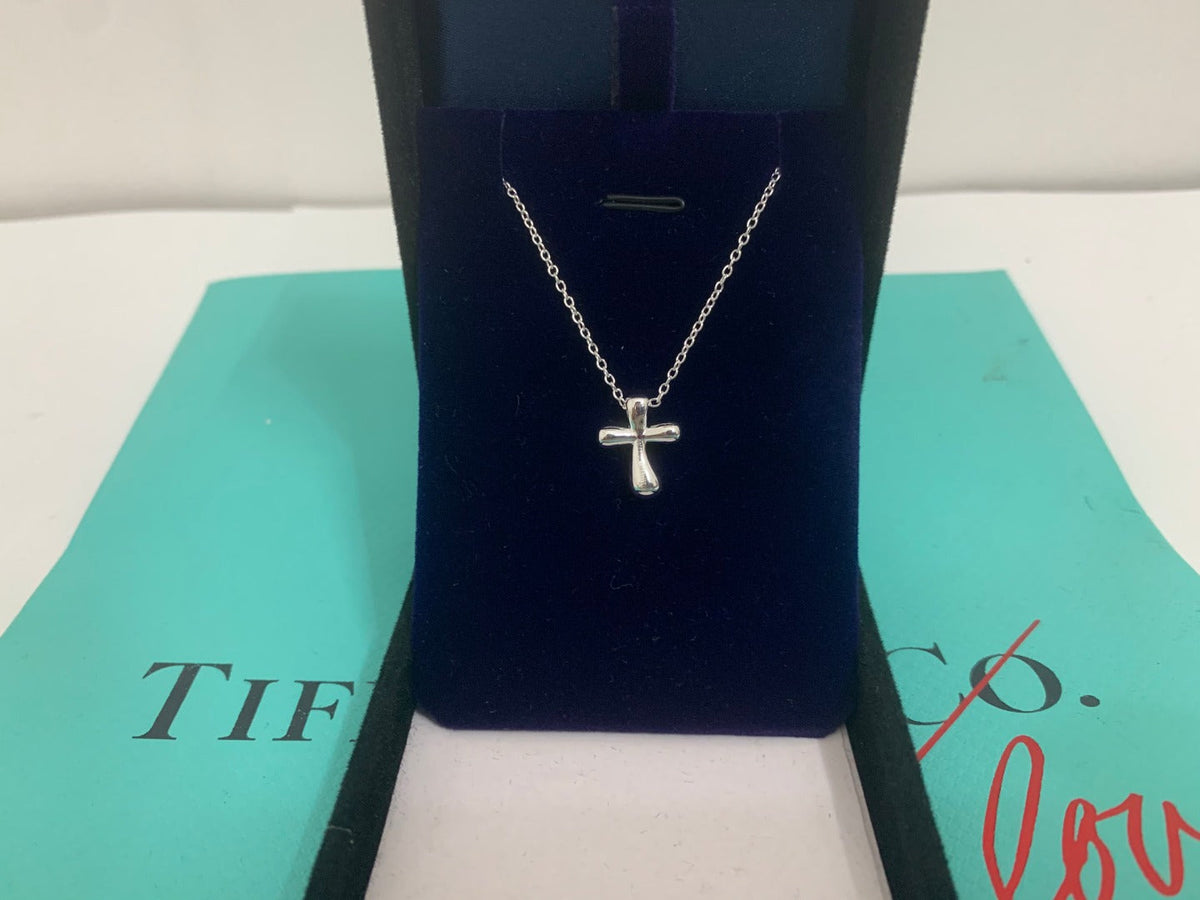 [Lioran]CROSS PENDANT MINI BARE CROSS NECKLACE
