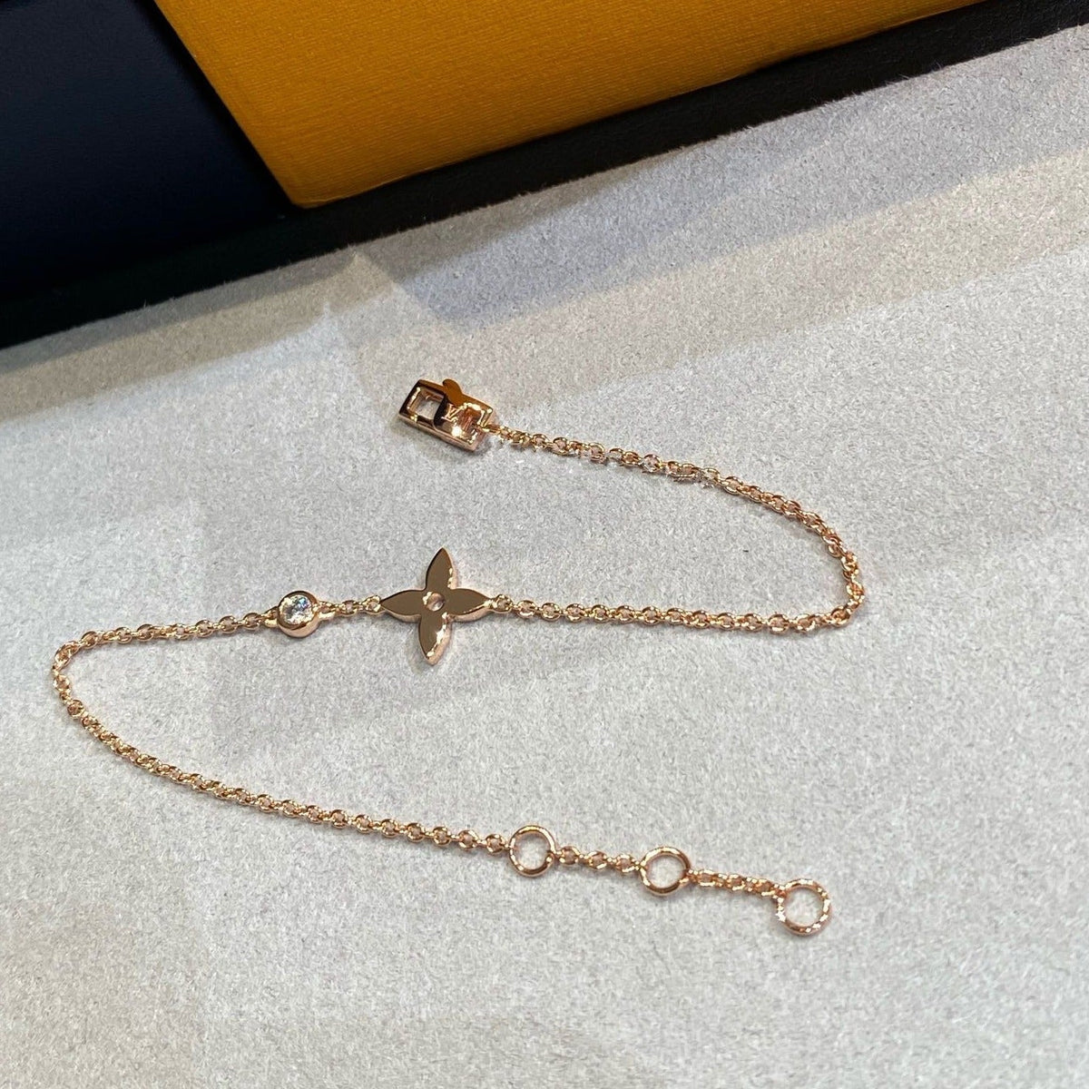 [⭐Lioran]STAR DIAMOND PINK GOLD BRACELET