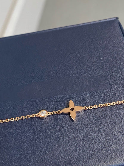 [⭐Lioran]STAR DIAMOND PINK GOLD BRACELET
