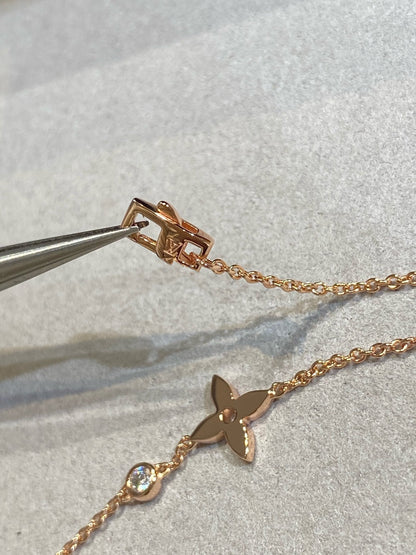 [⭐Lioran]STAR DIAMOND PINK GOLD BRACELET