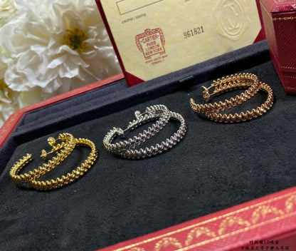 [⭐Lioran]CLASH LARGE HOOP EARRINGS