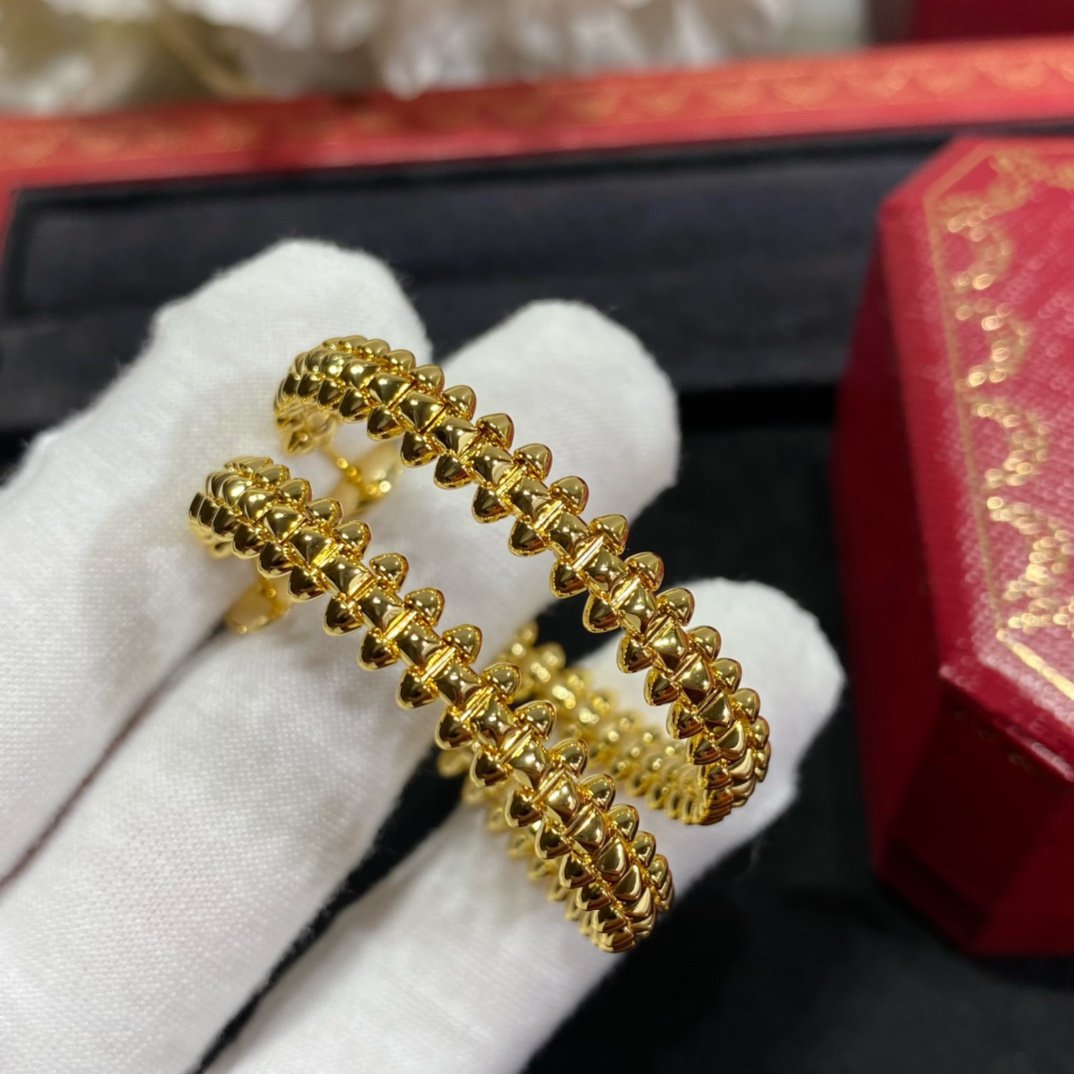 [⭐Lioran]CLASH LARGE HOOP EARRINGS