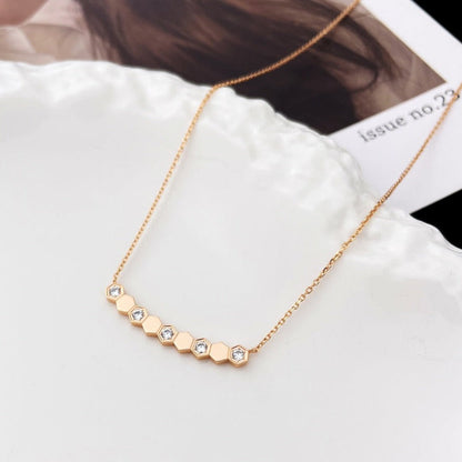 [⭐Lioran]BEE MY LOVE DIAMOND NECKLACE