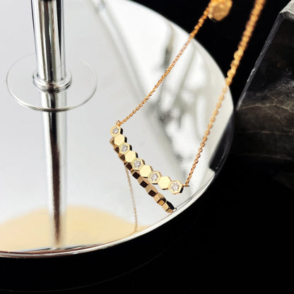 [⭐Lioran]BEE MY LOVE DIAMOND NECKLACE