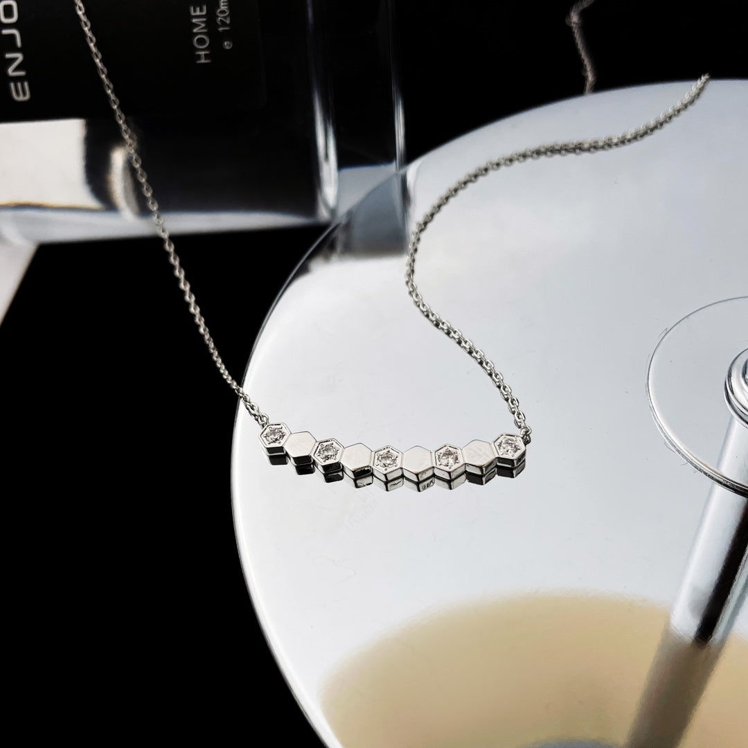 [⭐Lioran]BEE MY LOVE DIAMOND NECKLACE