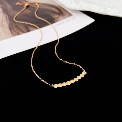 [⭐Lioran]BEE MY LOVE DIAMOND NECKLACE