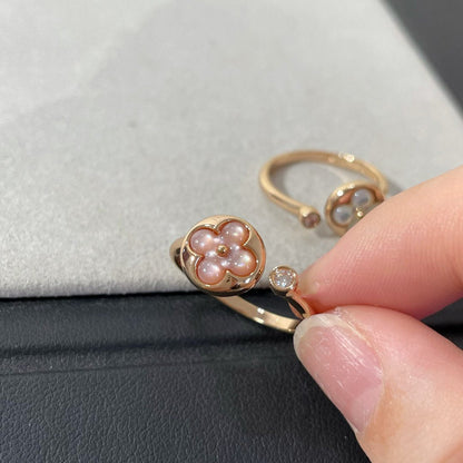 [⭐Lioran]SUN 1 DIAMOND PINK MOP RING
