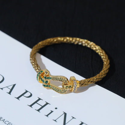 [⭐Lioran]FORCE 10 GOLD GREEN DIAMOND PAVED
