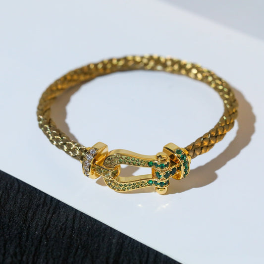 [⭐Lioran]FORCE 10 GOLD GREEN DIAMOND PAVED