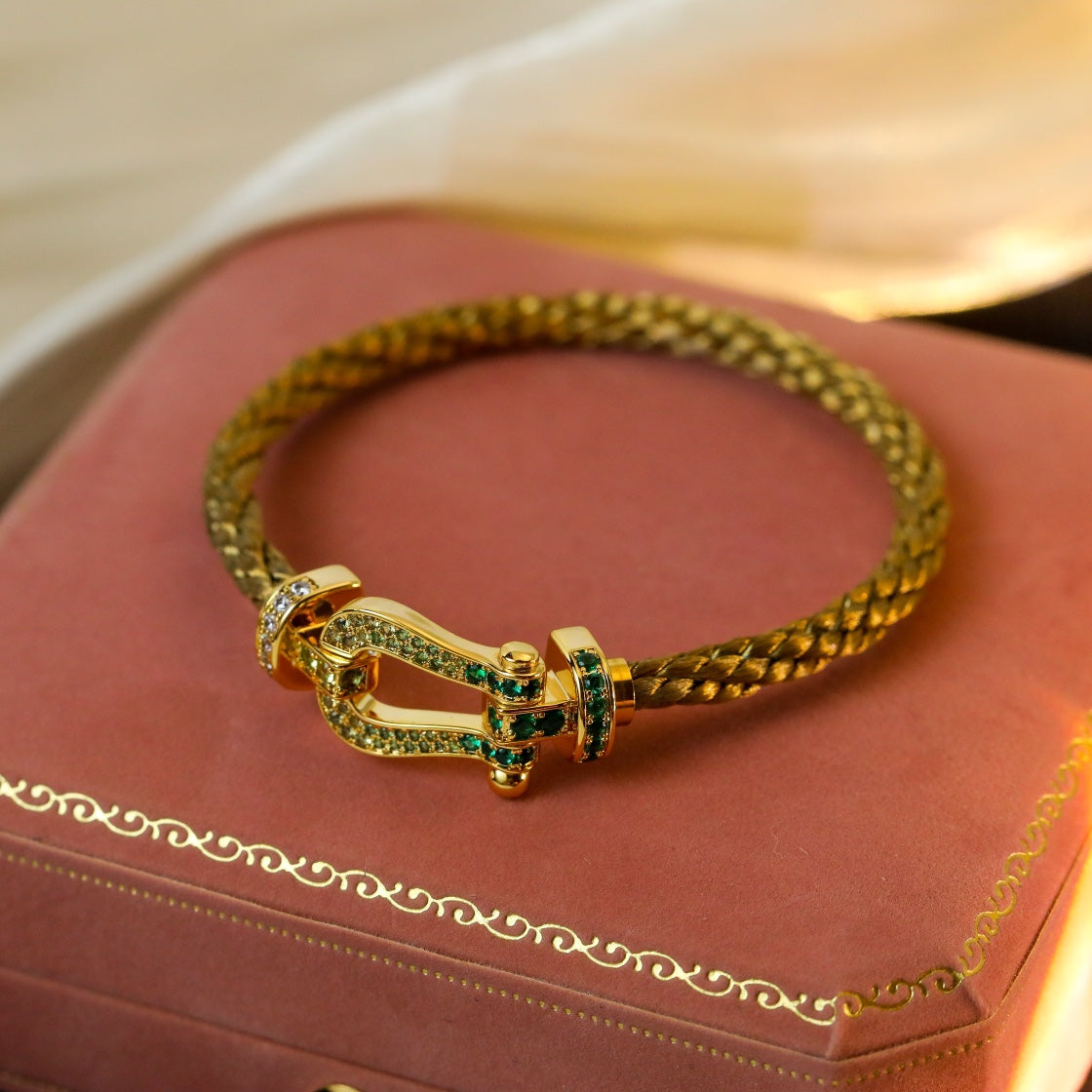 [⭐Lioran]FORCE 10 GOLD GREEN DIAMOND PAVED