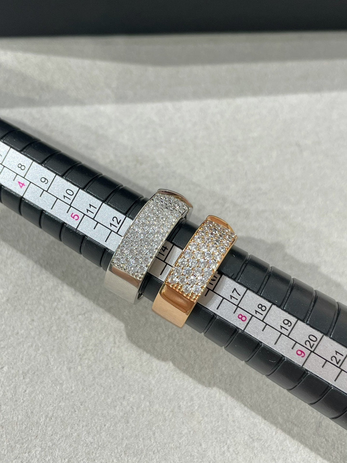 [⭐Lioran]LIENS EVIDENCE  DIAMOND PAVED RING